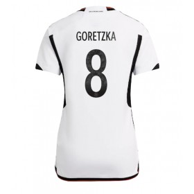 Fotbalové dres Německo Leon Goretzka 8 Dámské Domácí Mistrovství Světa 2022 Krátký Rukáv